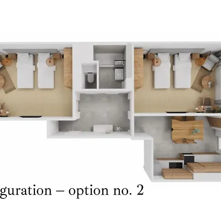 Travelers Haven Spacious 70m2 2 Bedrooms Balcony Old Town Area Krasków